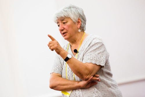 Professor Svetlana Ter-Minasova (Moscow State University, Russia). Photography by Thaddeus Pope