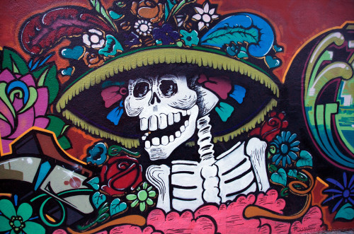 Day of the Dead mural Malcolm Lowry Under the Volcano THINK IAFOR