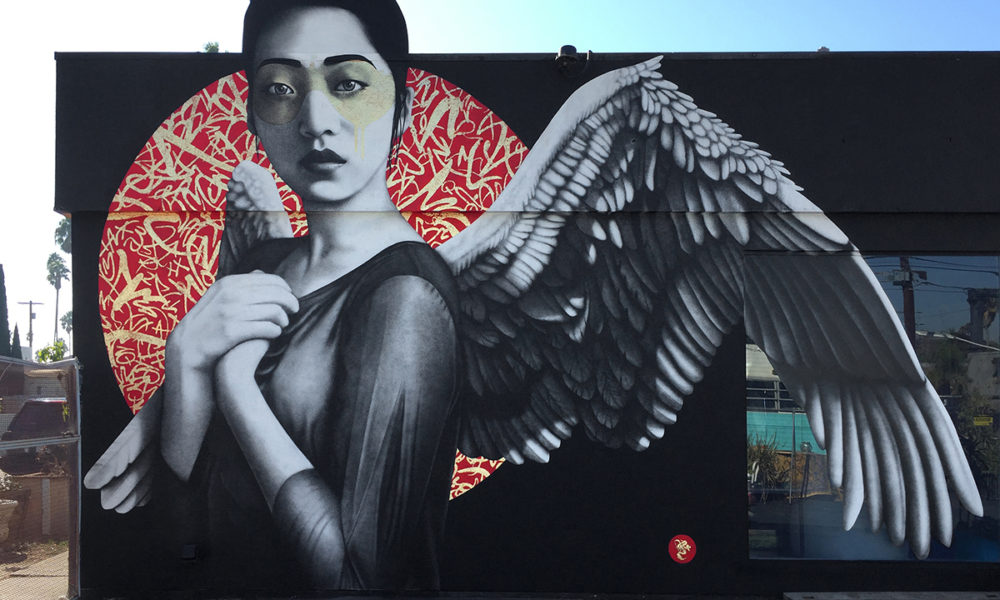 Street Art Orientalists Lizy Dastin Resurrection of Angels